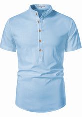 Mens Half Sleeve Casual Cotton Kurta